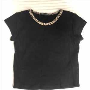 brandy melville leopard collared ashlyn